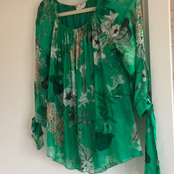 Beautiful brand new 100%silk blouse - Picture 2 of 12